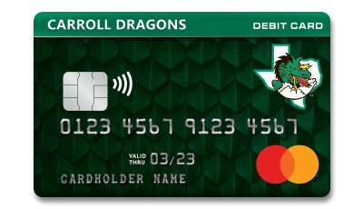 Carroll Dragons Debit Card